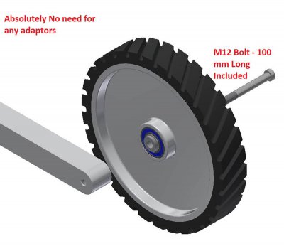 200*50 Fully Aluminum Roller Driving Wheel for abrasive belt polishing machine 