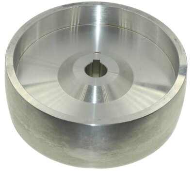 Drive Wheel 158 mm diameter, 55 mm wide, 19mm Shaft