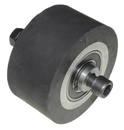 Belt Grinder-4″ /100 mm- Contact Wheel Smooth (Solid)  Rubber-50 mm Wide +Adapter