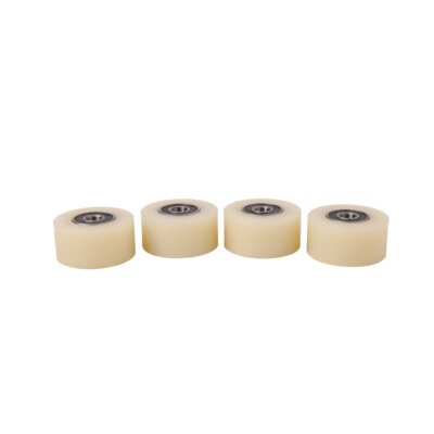 (40-20-8)  Nylon Roller – 40mm Diameter – 20mm Wide – 8mm Bearing / 40 kg Load Capacity (A set of 4 Rollers)